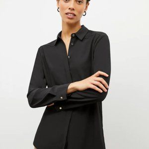 MM Lafleur - The Lagarde Shirt - Crepe - Black 14